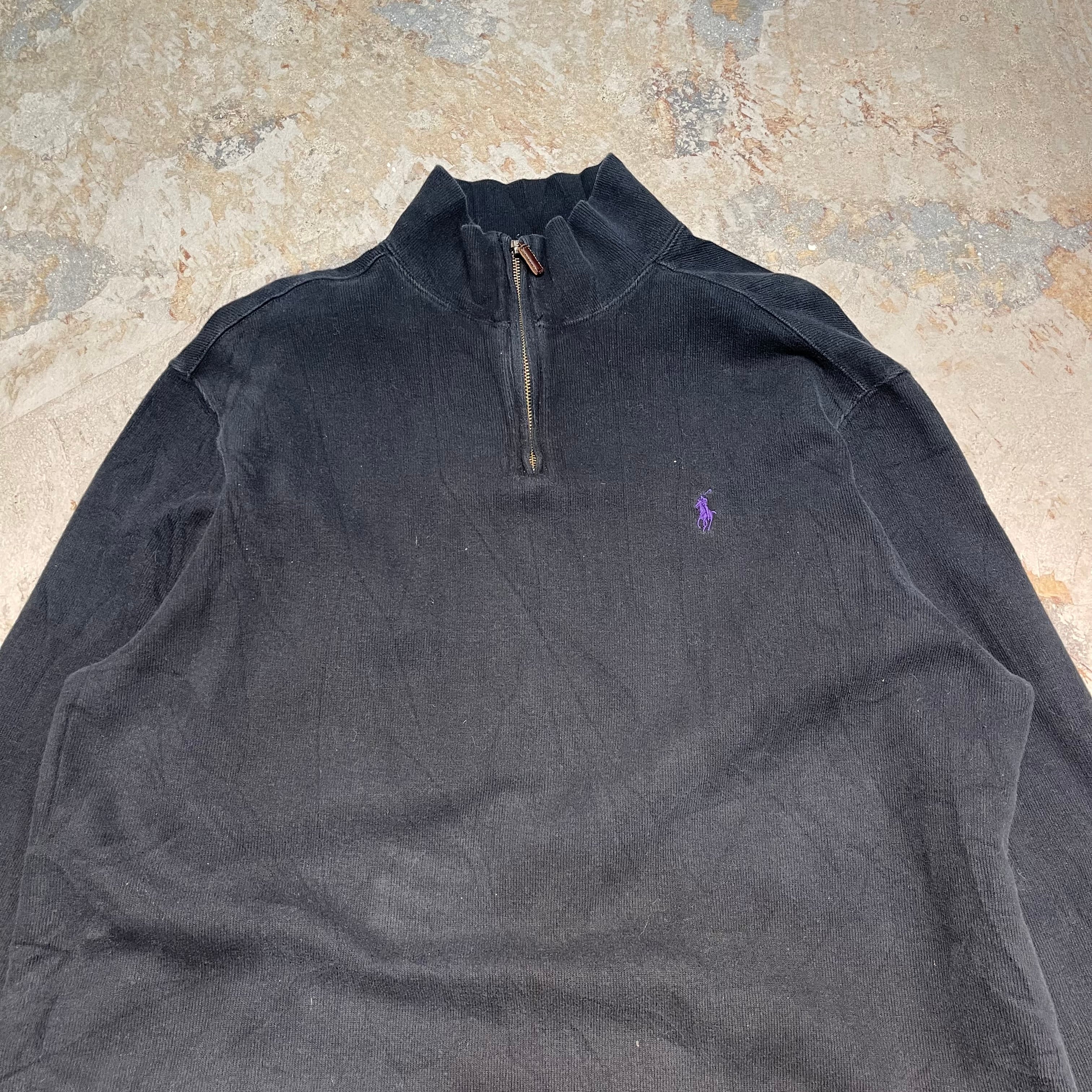 3345 古着 Polo Ralph Lauren/ポロラルフローレン / Half Zip Cotton