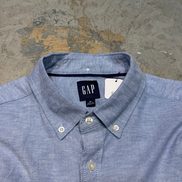 古着 GAP/ ギャップ/ ボタンダウン長袖シャツ/ 無地/サイズM