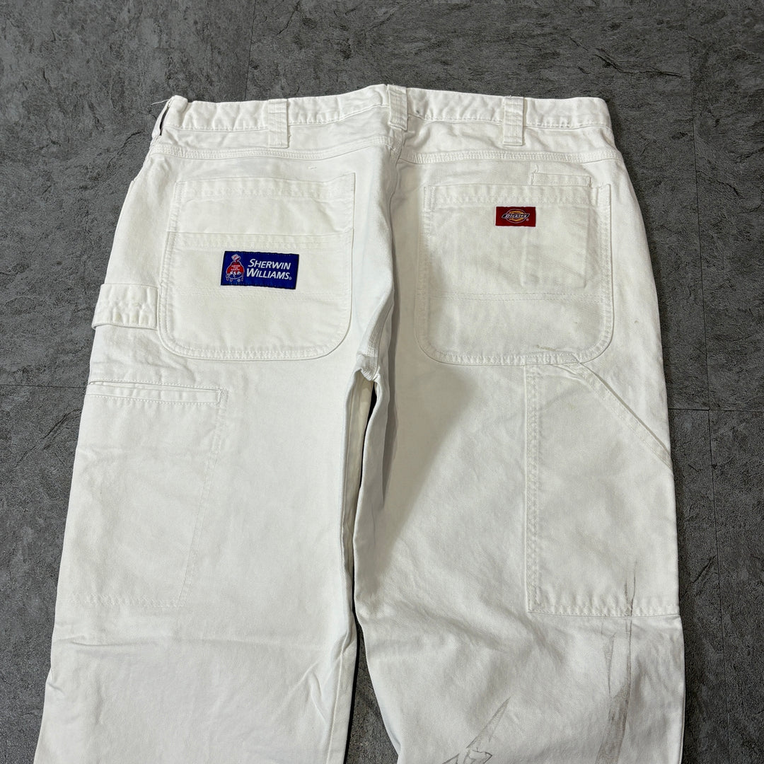 古着 Dickies×SHERWIN WILLIAMS ディッキーズ× シャーウィン・ウィリアムズ ペインターパンツ  実寸サイズ35×28