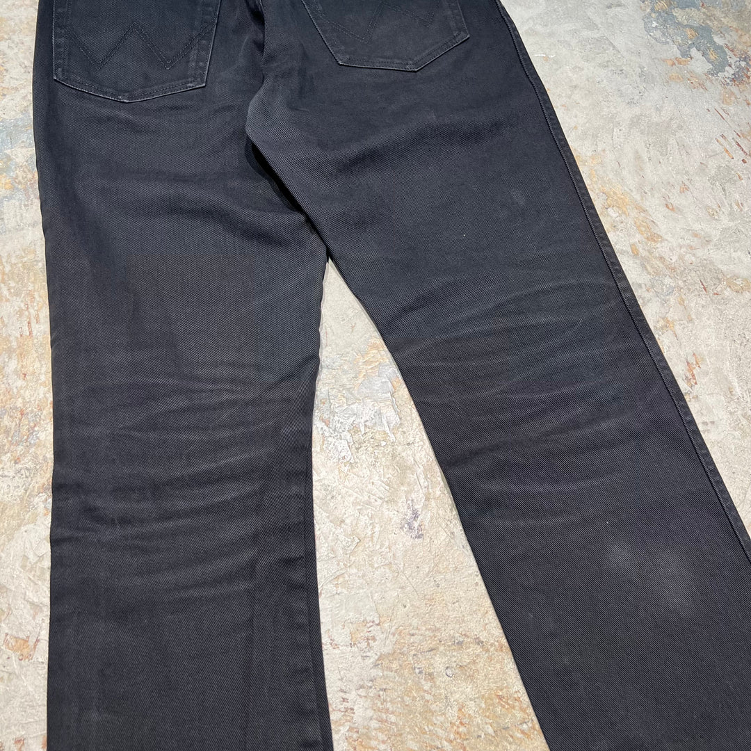 #4764 古着 Wrangler/ラングラー/Black Denim Pants/ブラックデニムパンツ/サイズ34×32