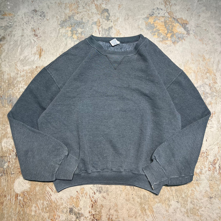 #3503 古着/Russell/ラッセル/Crewneck sweat/クルーネックスウェット/無地/サイズL