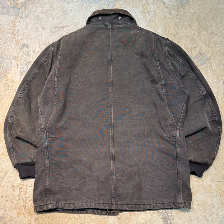 古着 USA製 carhartt/ カーハート/ トラディショナルコート/ 裏地キルティング/ 襟コーデュロイ/サイズXL相当
