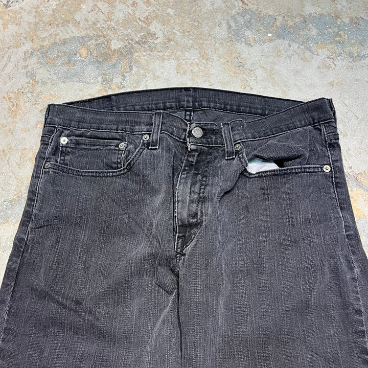 #4190 古着 Levi's/リーバイス/Black Denim Pants/ブラックデニムパンツ/黒タブ/550/サイズ31×30