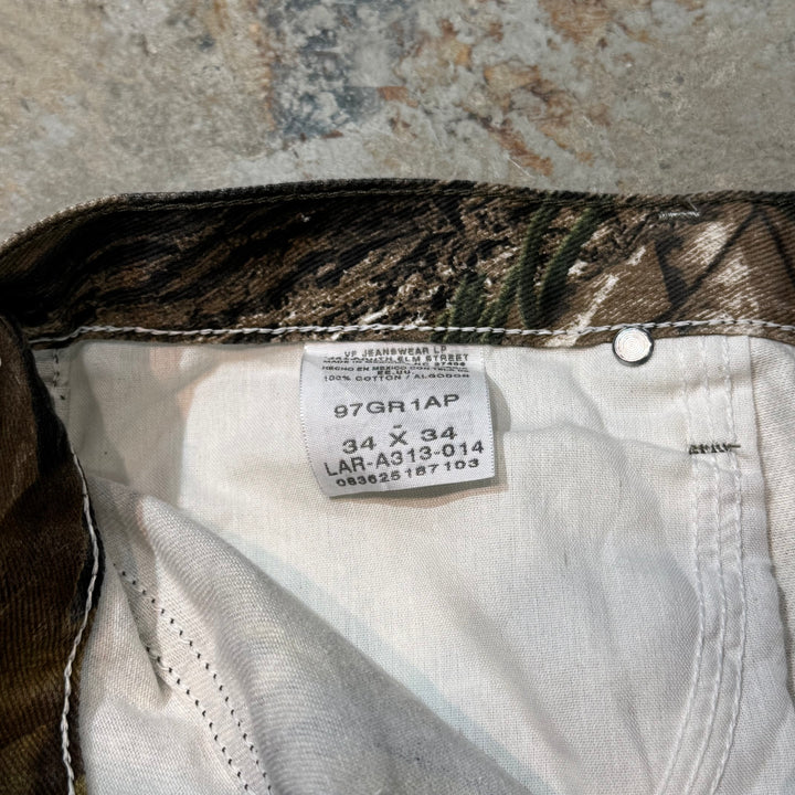 古着 Wrangler/ ラングラー/ リアルツリーダブルニーパンツ/ 実寸サイズ32×33