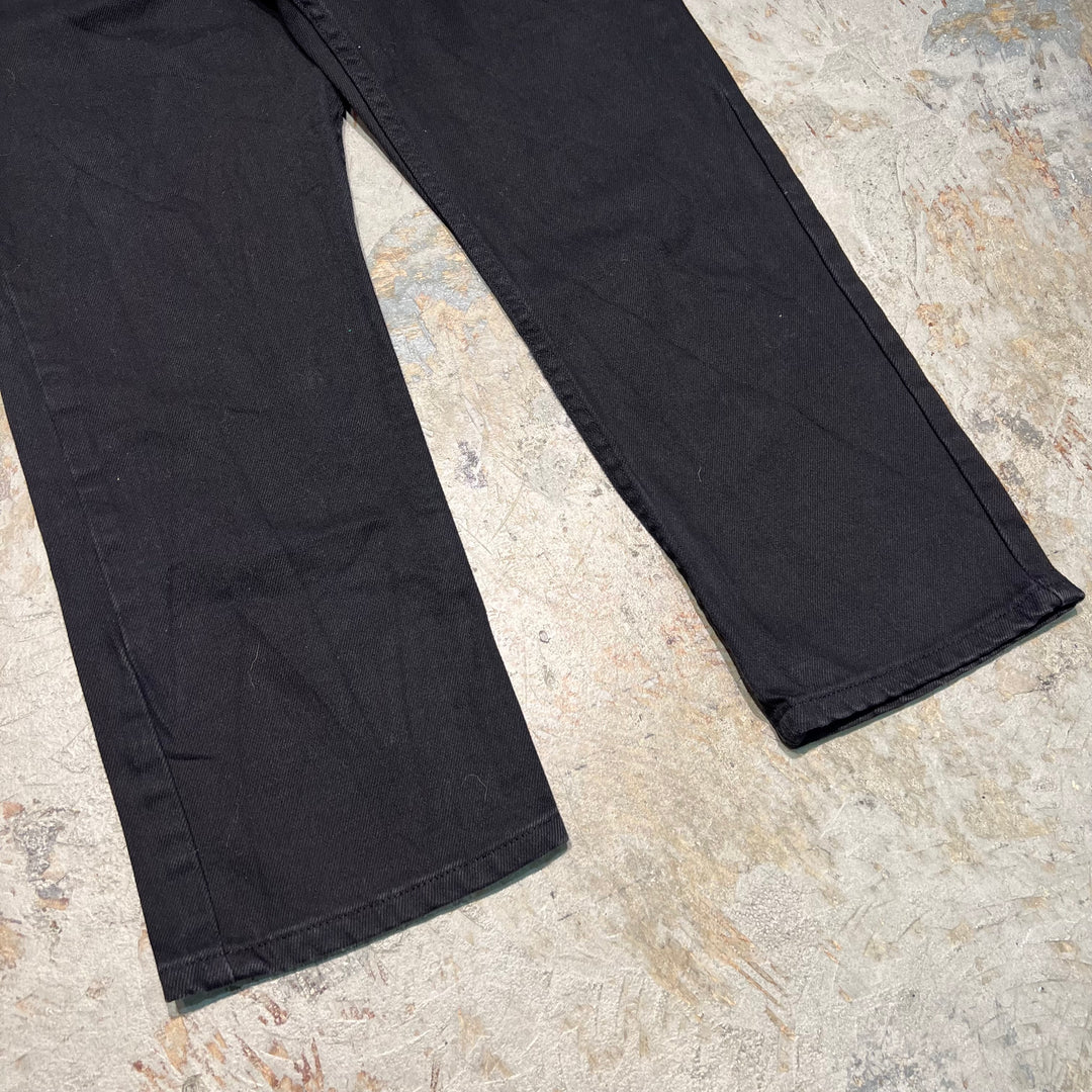 #4759 古着 GEORGE/Black Denim Pants/ブラックデニムパンツ/サイズ34×29