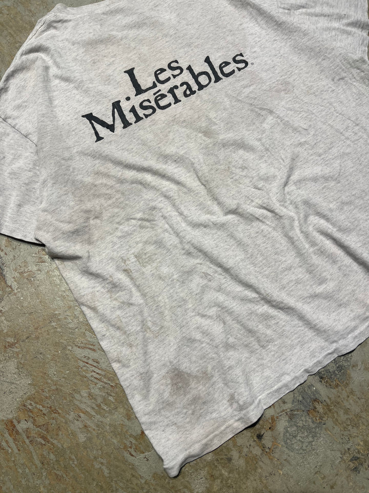 #MA109 古着 USA製 86s Les Miserables/レミゼラブル/ヴィンテージ シングルステッチ Tシャツ/サイズXL