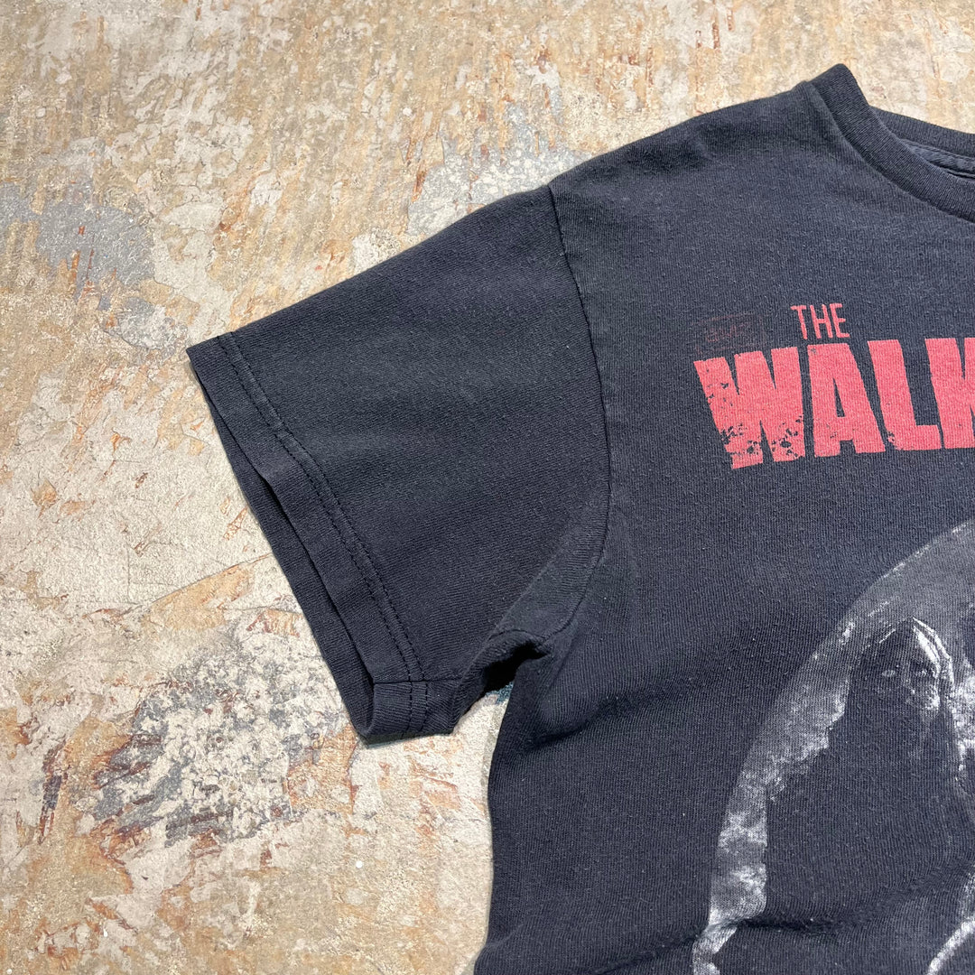 #4665 古着 unknow/short sleeve print t-shirt Tee/半袖プリントTシャツ/the walking dead/サイズL