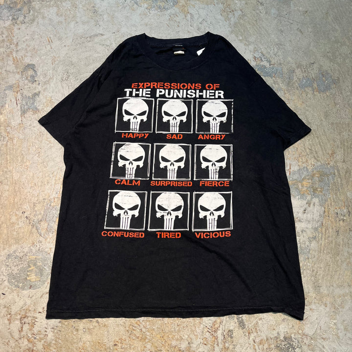 旧衣服MARVEL/奇迹/PUNISHER/垫圈/印花T恤/尺码L