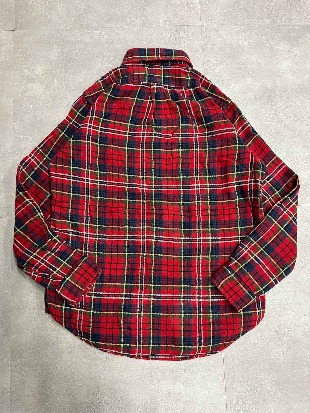 古着 POLO by Ralph Lauren/ ラルフ ローレン/ ボタンダウン長袖シャツ/ チェック柄/ サイズM