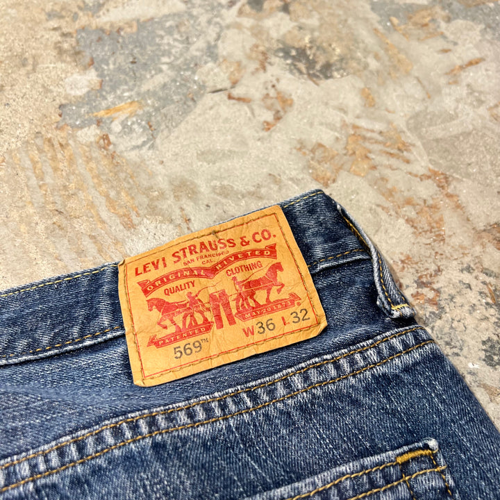 古着 Levi's/リーバイス/Denim Pants/デニムパンツ/569/実寸サイズ37×31