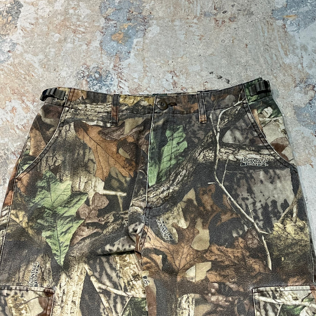 #4501 古着 cabela's/カベラス 90's~ real tree work Pants/リアルツリーワークパンツ/リアルツリー柄/サイズW30