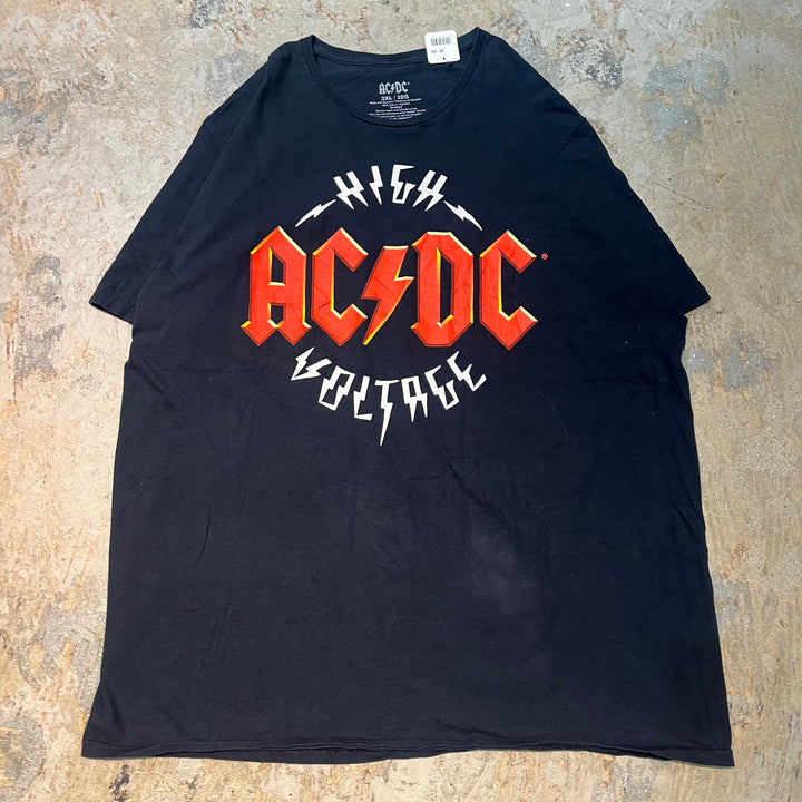 古着 AC/DC/エーシー・ディーシー/バンドプリントTシャツ/ サイズ2XL