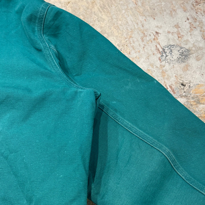 Used clothing Made in USA 80's~ Carhartt/ Carhartt/ Active jacket/ Duck fabric/ Thermal lining/ Size XL