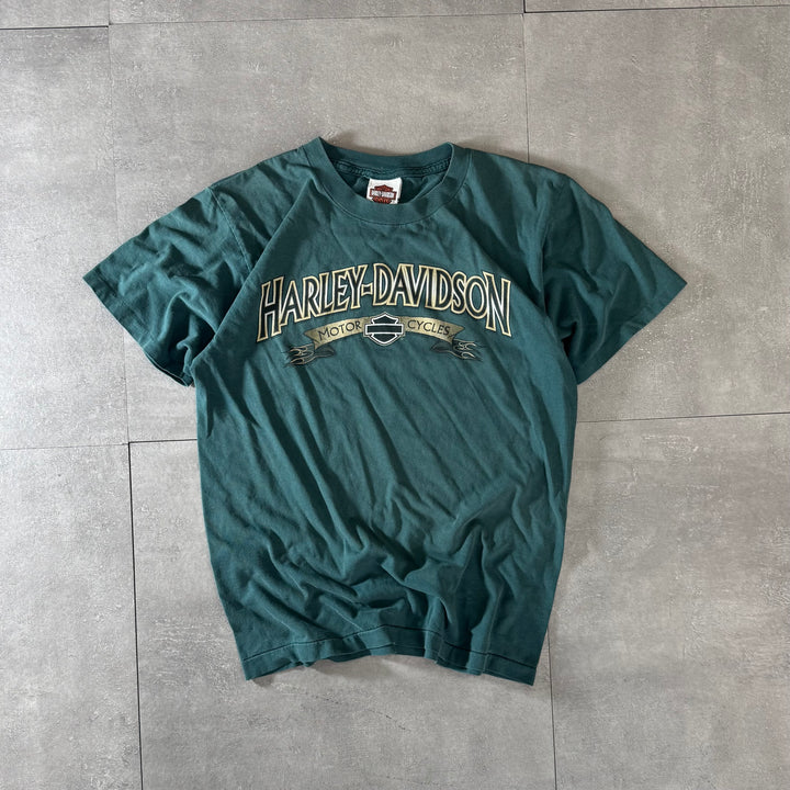 古着 Harley-Davidson ハーレーダビッドソン プリントTシャツ シングルステッチ サイズM