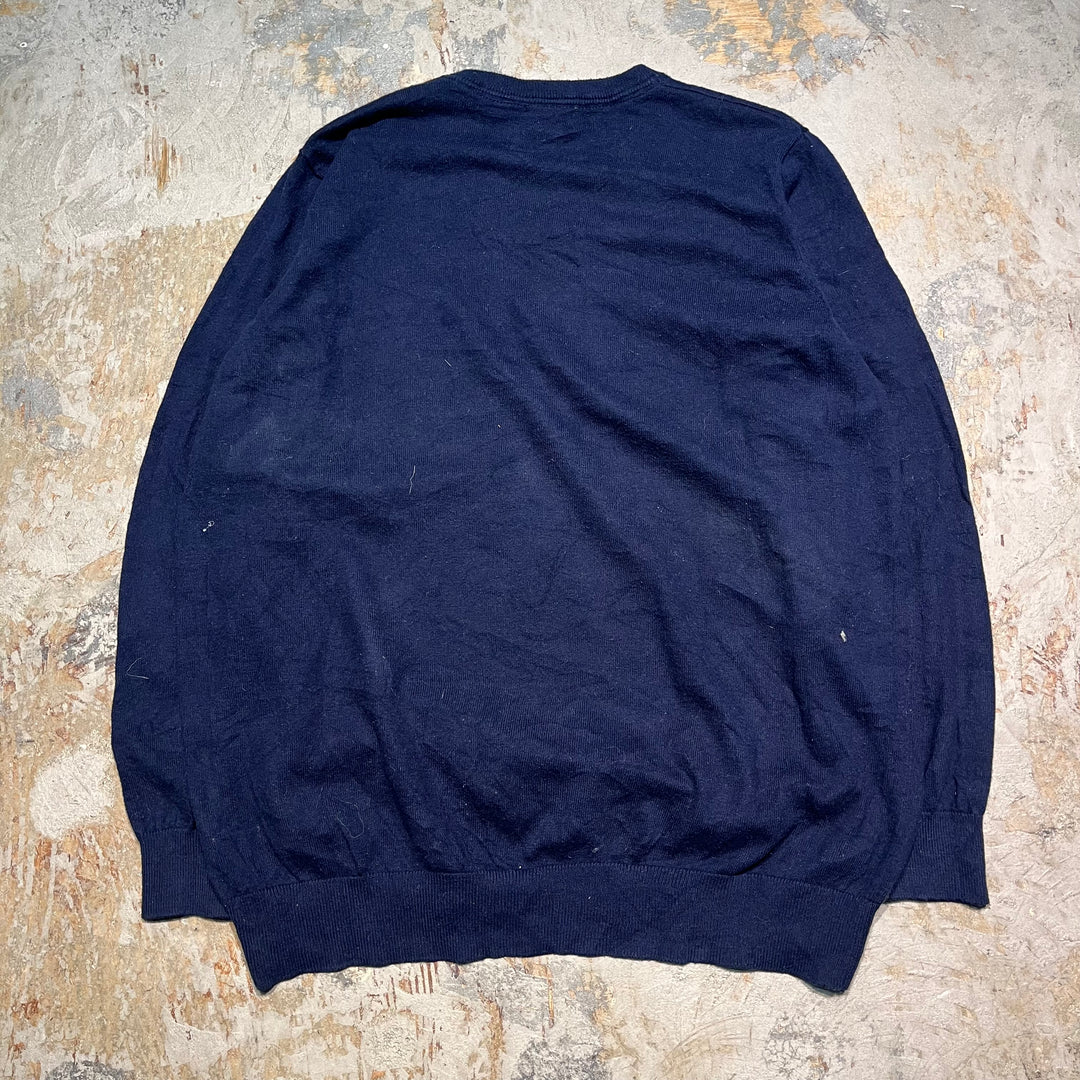 #3396 L.L.Bean/エルエルビーン/Vneck cotton knit/Vネックコットンニット/サイズXL