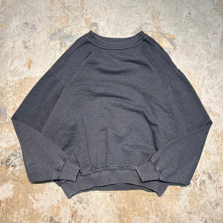 #4045 古着 PLUMA by Russell Athletic/プルーマ ラッセル アスレチック/Crew Neck Blank Sweat Shirt/クルーネックブランクスウェット/サイズXL