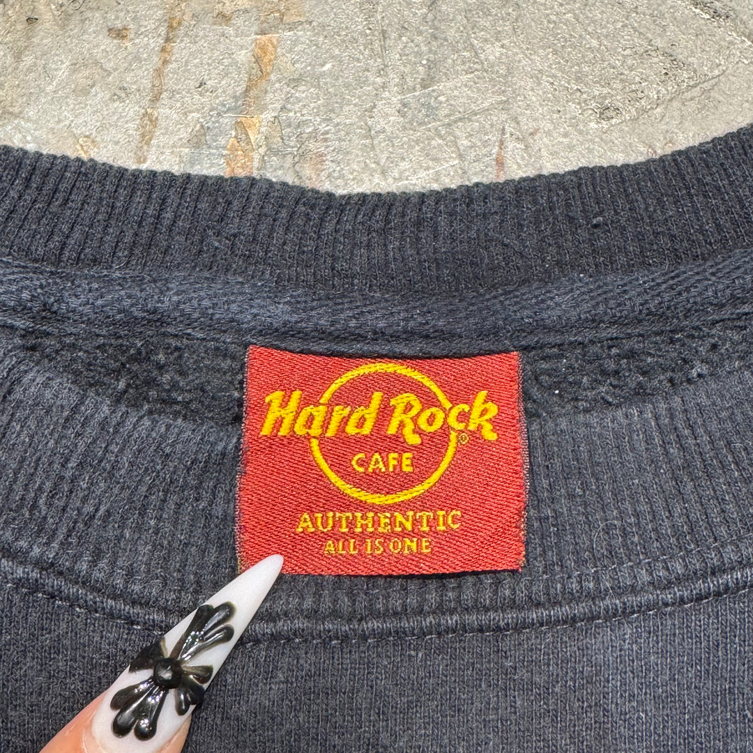 古着 Hard Rock Cafe/ ハードロックカフェ/ クルーネックスウェット/ サイズXL相当
