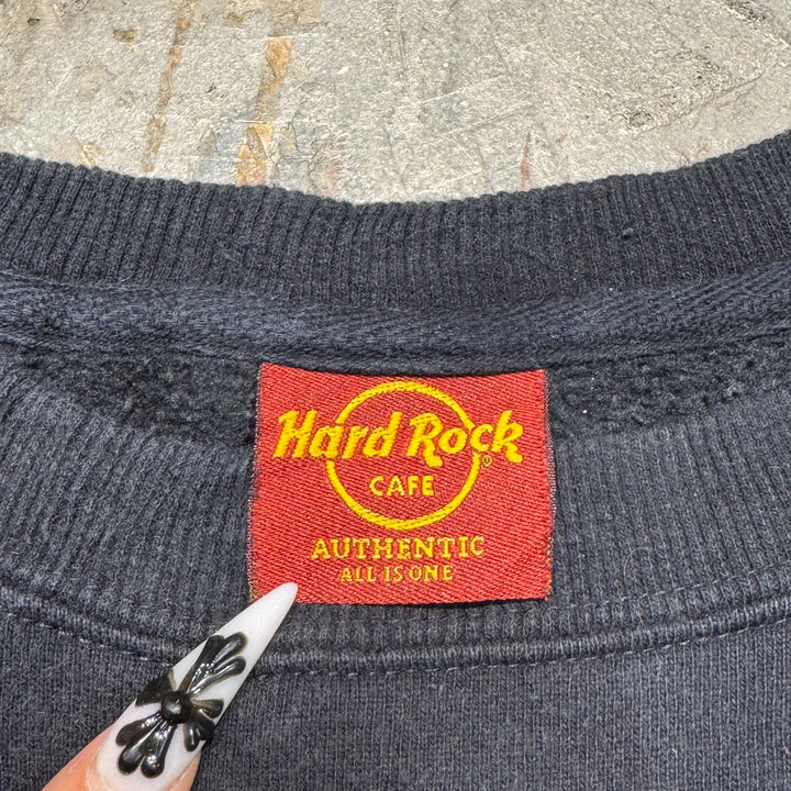 古着 Hard Rock Cafe/ ハードロックカフェ/ クルーネックスウェット/ サイズXL相当