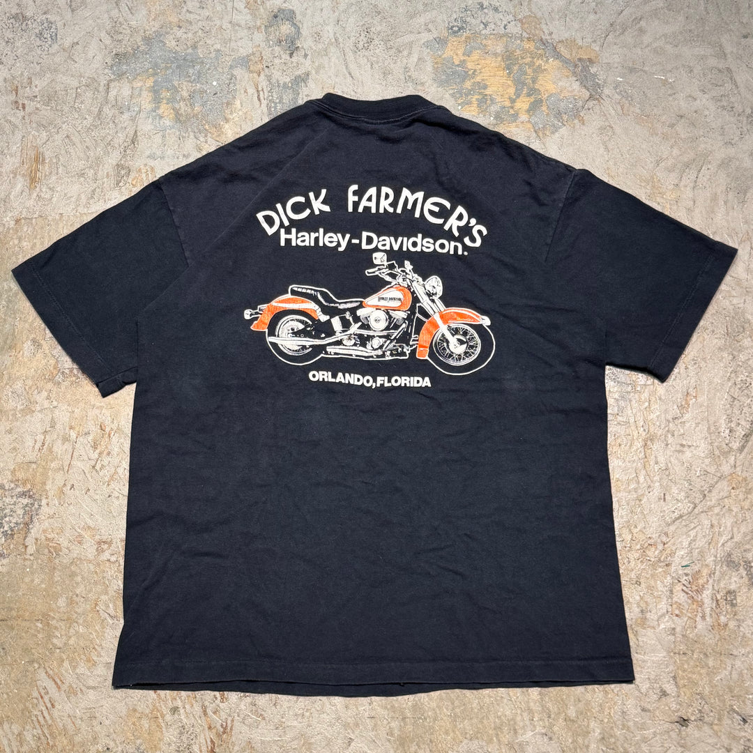 古着 USA製 80's 90's Harley-Davidson/ハーレーダビッドソン/ プリントTシャツ/ サイズL
