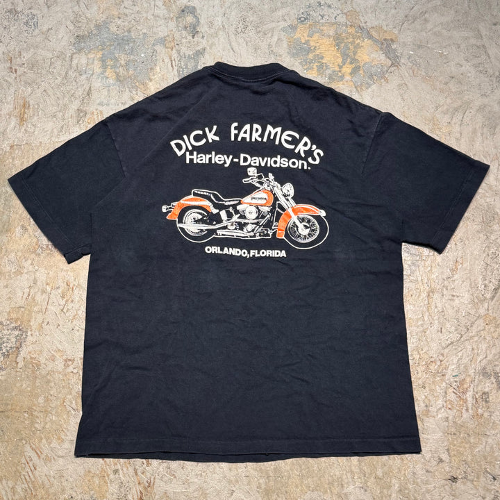 古着 USA製 80's 90's Harley-Davidson/ハーレーダビッドソン/ プリントTシャツ/ サイズL