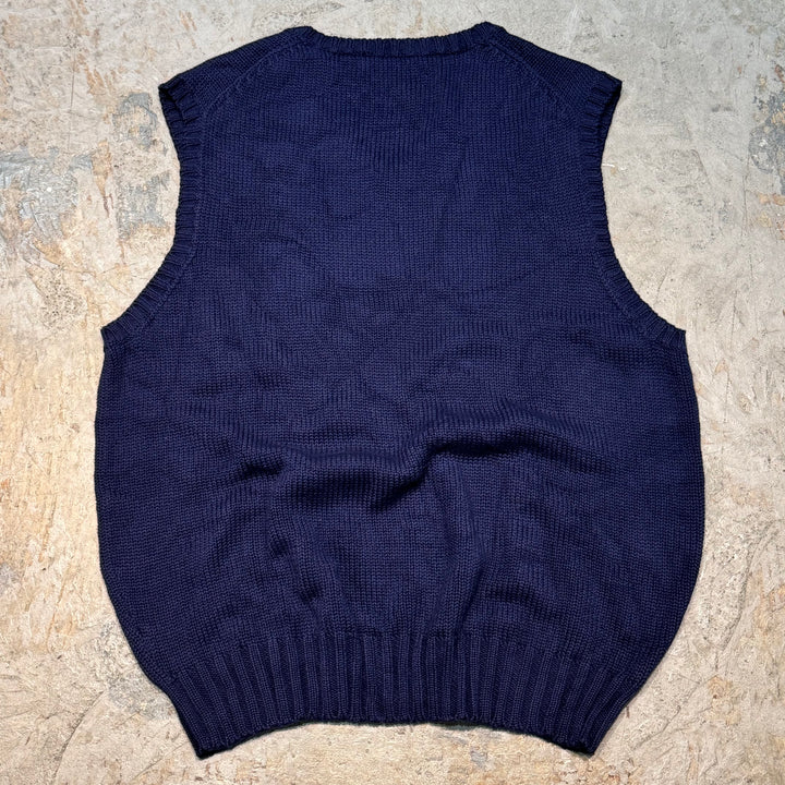 古着 90's~ POLO by Ralph Lauren/ ポロバイラルフローレン/ Vネックニットベスト/ サイズS