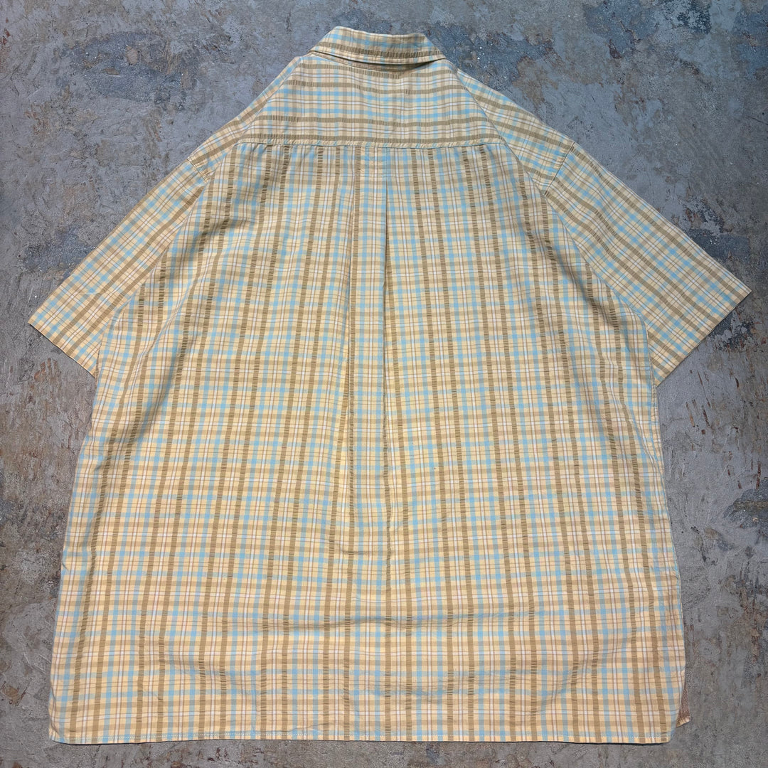 古着 L.L.Bean/ エルエルビーン/ 半袖シャツ/ チェック柄/ サイズL