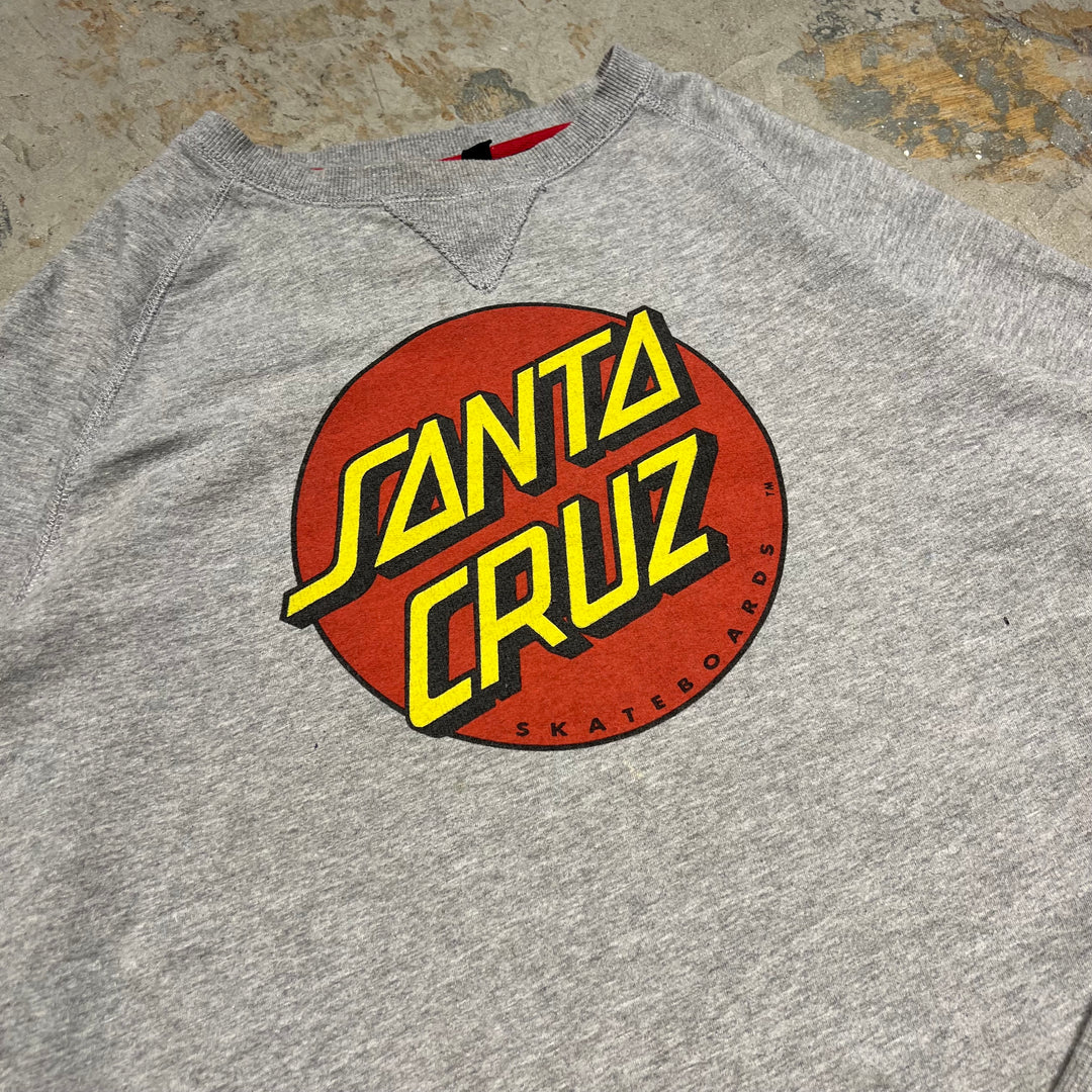 #3966 古着　SANTA CRUZ/サンタクルーズ/Crew neck sweat/クルーネックスウェット/SKATEBOARDS/サイズXL