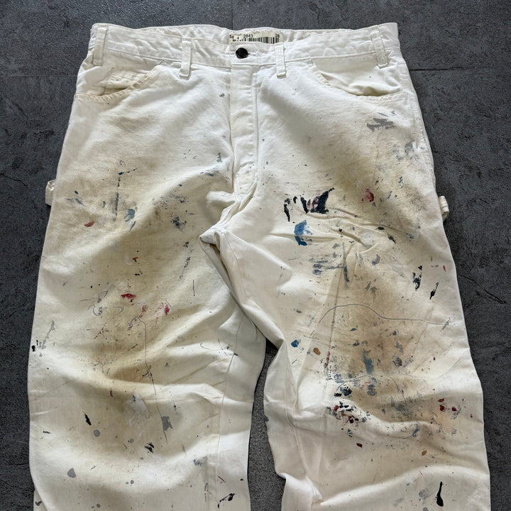 古着 Dickies ディッキーズ ペインターパンツ  実寸サイズ34×30