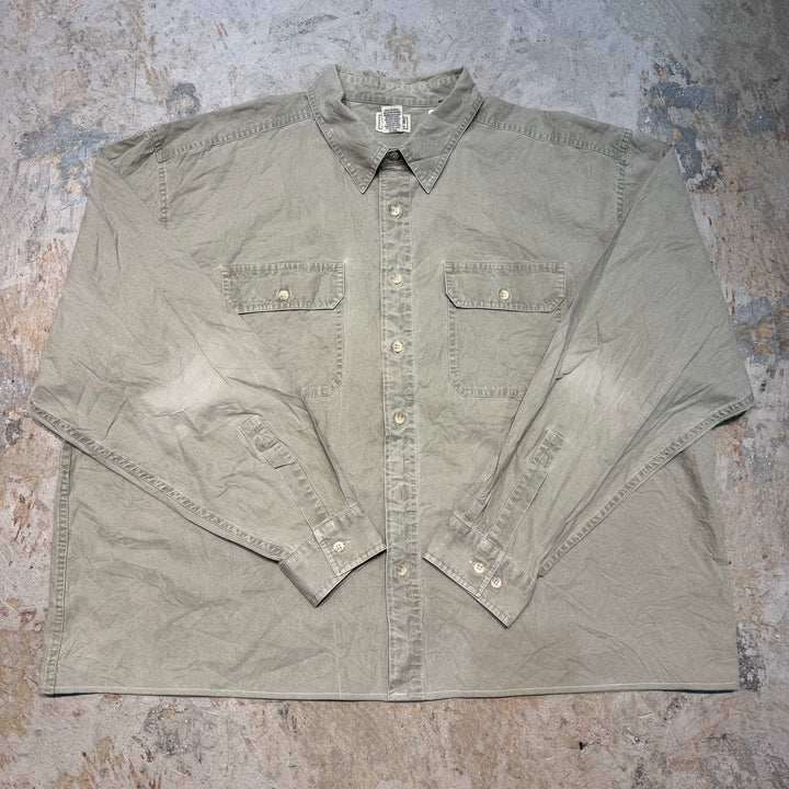 古着 L.L.Bean/ エルエルビーン/ フランネルシャツ/ チェック柄/ リメイク/ サイズXXL