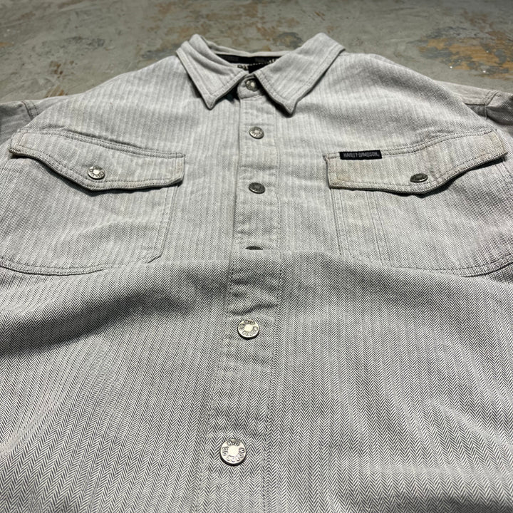 #4316 Harley-Davidson ハーレーダビッドソン L/S Work Shirts/ワークシャツ/サイズXL