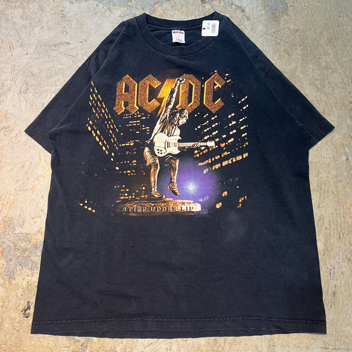 古着 AC/DC/エーシー・ディーシー/バンドプリントTシャツ/ サイズL