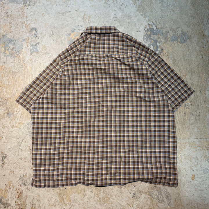 古着 Eddie Bauer/エディー･バウアー/ 半袖シャツ/ チェック柄/ サイズXL