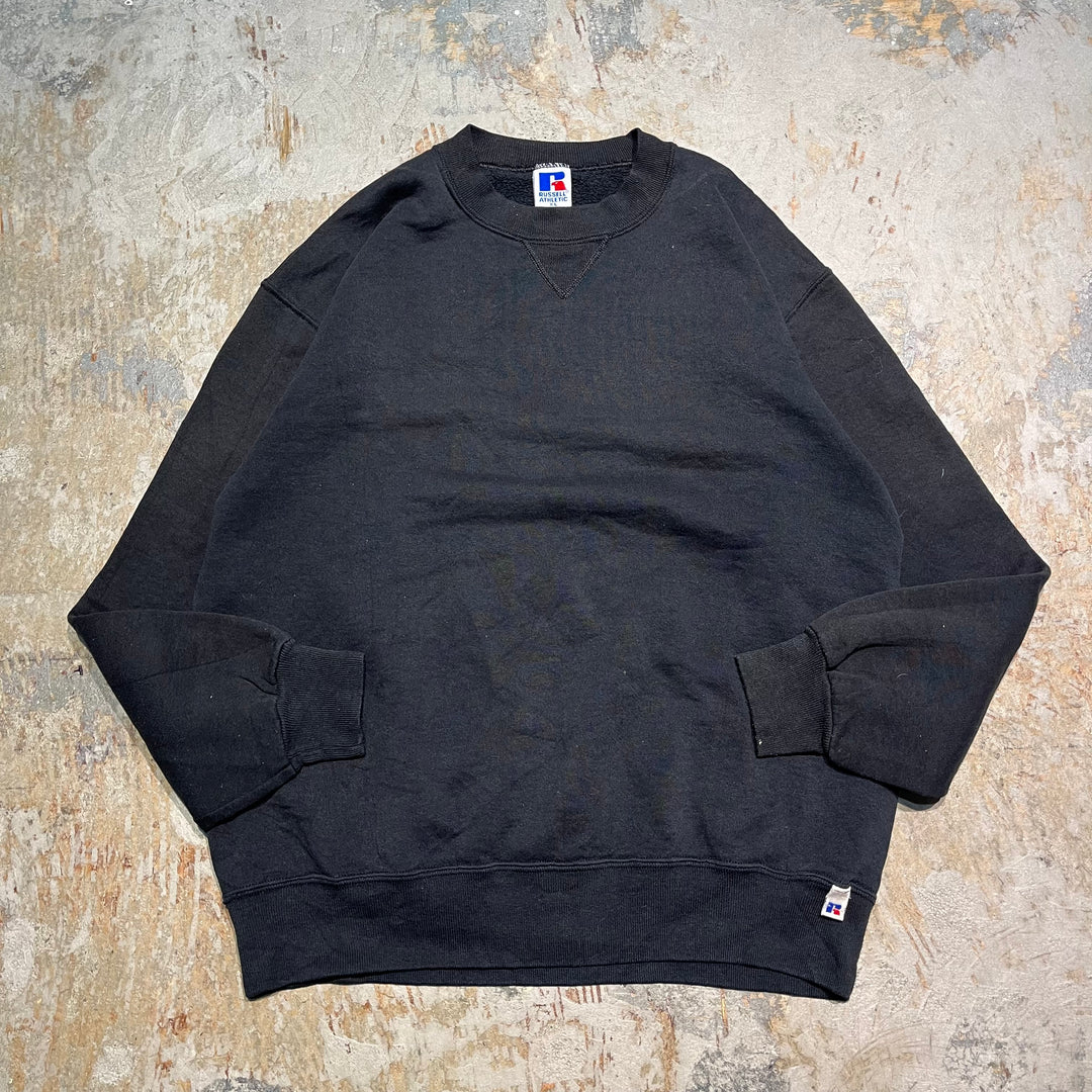 #3559 古着/Russell/ラッセル/Crewneck sweat/クルーネックスウェット/ブランクスウェット/USA製/無地/サイズL