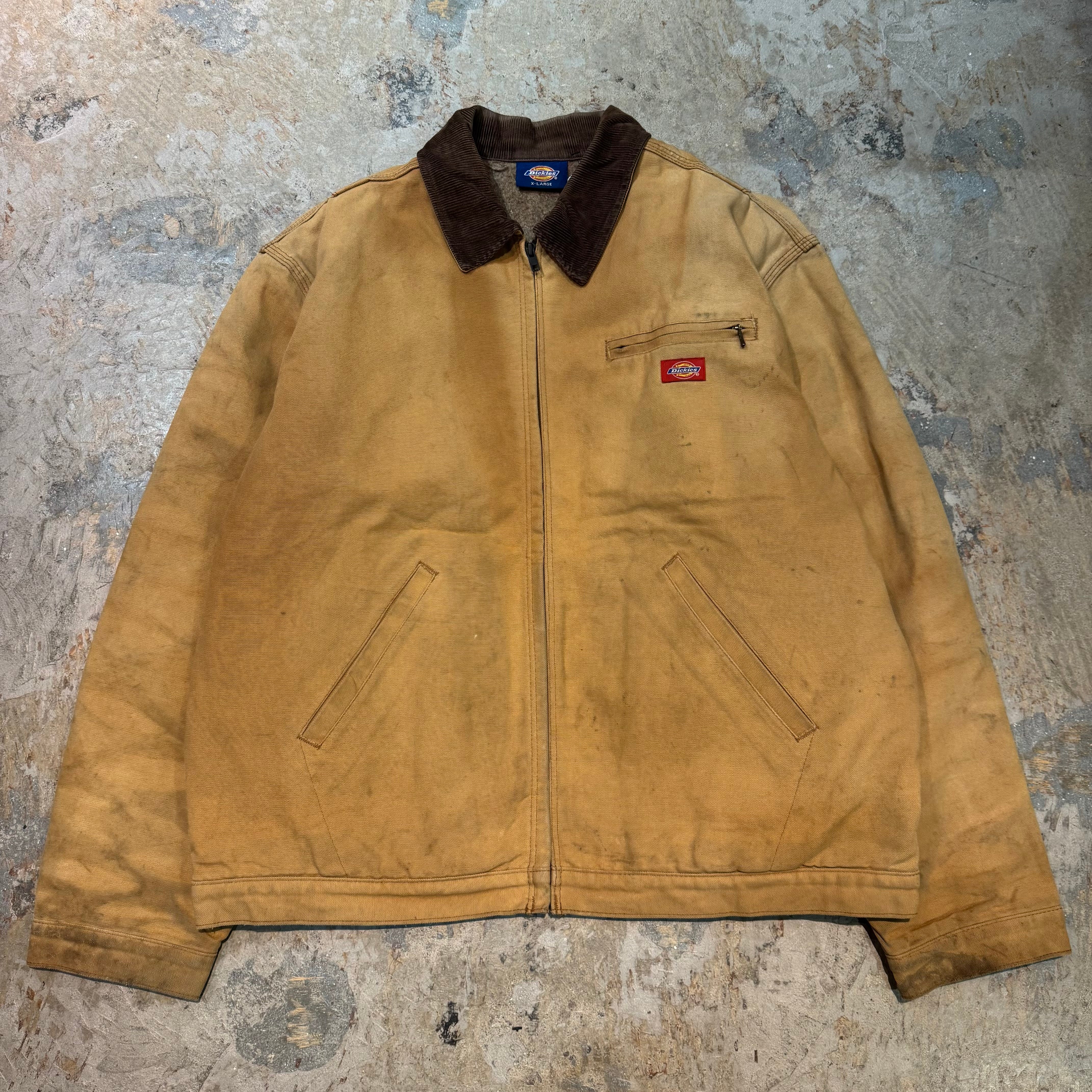 Dickies ビンテージ ダック デトロイトジャケット 裏地ブランケット L Dickies 古着 90年代 ディッキーズ デトロイトジャケットタイプ