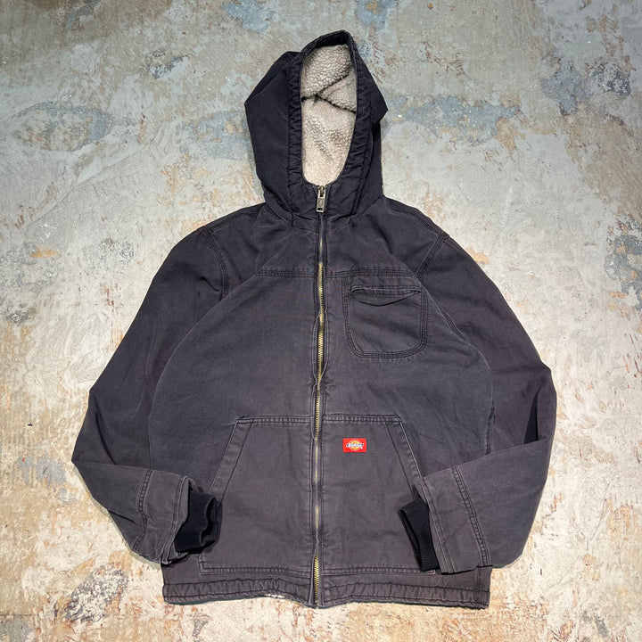 #3579 古着 Dickies/ディッキーズ / Duck Jacket /ダックジャケット/裏起毛/フード付き/サイズM