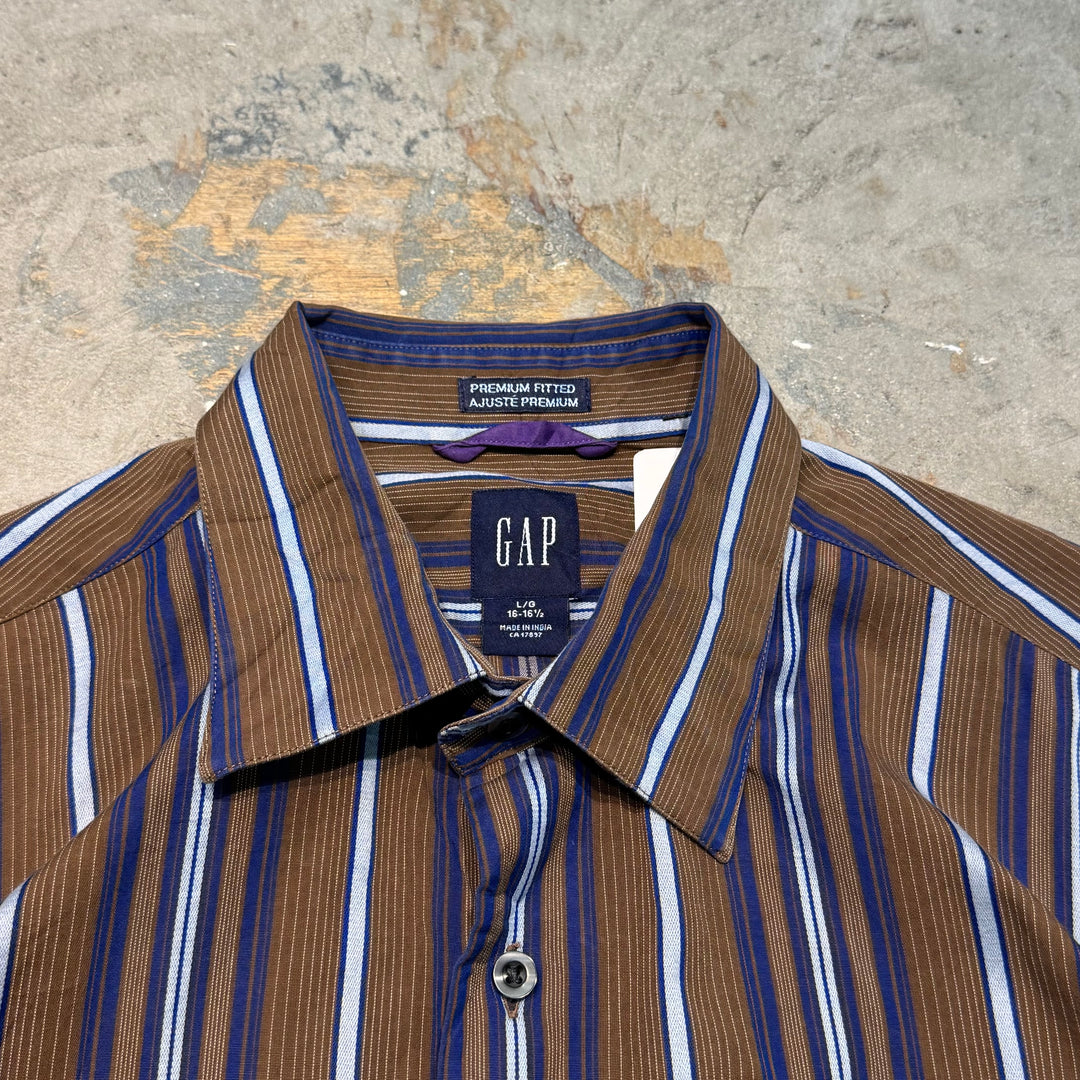 古着 GAP/ ギャップ/ 長袖シャツ/ ストライプ柄/ サイズL