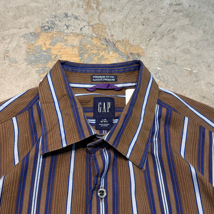 古着 GAP/ ギャップ/ 長袖シャツ/ ストライプ柄/ サイズL
