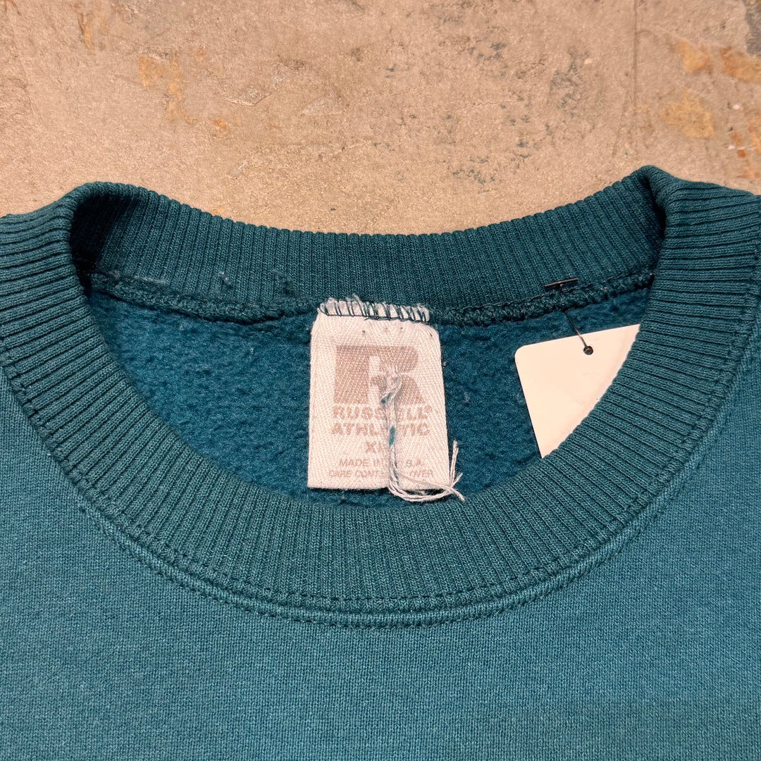 RUSSELLATHLETIC/ ラッセル アスレチック/ クルーネックブランクスウェット/ 無地/Vガゼット/ サイズXL