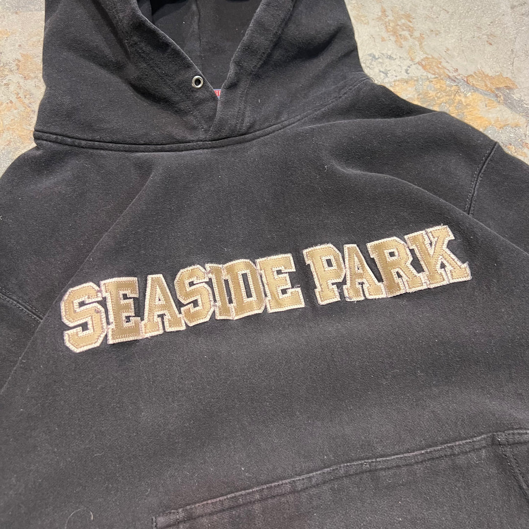 #4006 古着 MV SPORT/hoodie sweat/フーディースウェット/SEASIDE PARK/サイズXL