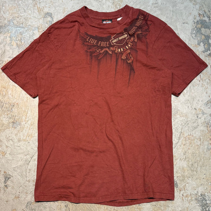 Used clothing Made in USA Harley-Davidson/Harley-Davidson/Printed T-shirt/Size L
