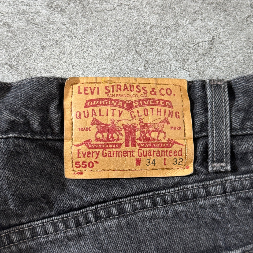 古着 Levi's/ リーバイス/ ブラックデニムパンツ/ 505/ 実寸サイズ32×31