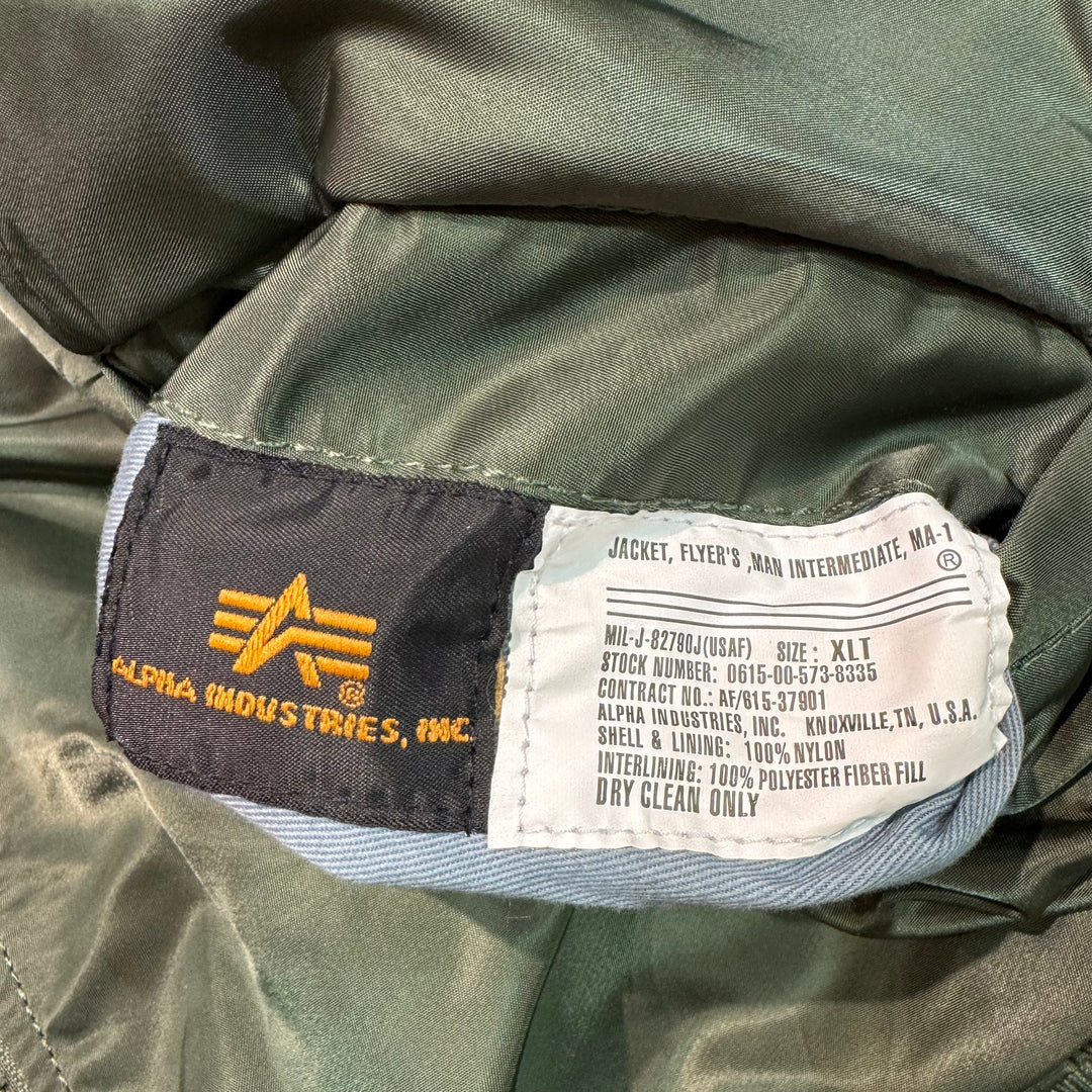 古着  90's Alpha Industries/米空軍/MIL-J-82790/フライトジャケット /MA-1/サイズXL