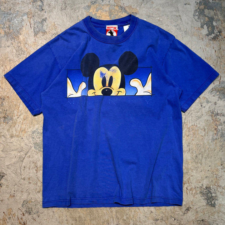 古着 USA製 90's MICKEY/ プリントTシャツ/サイズM
