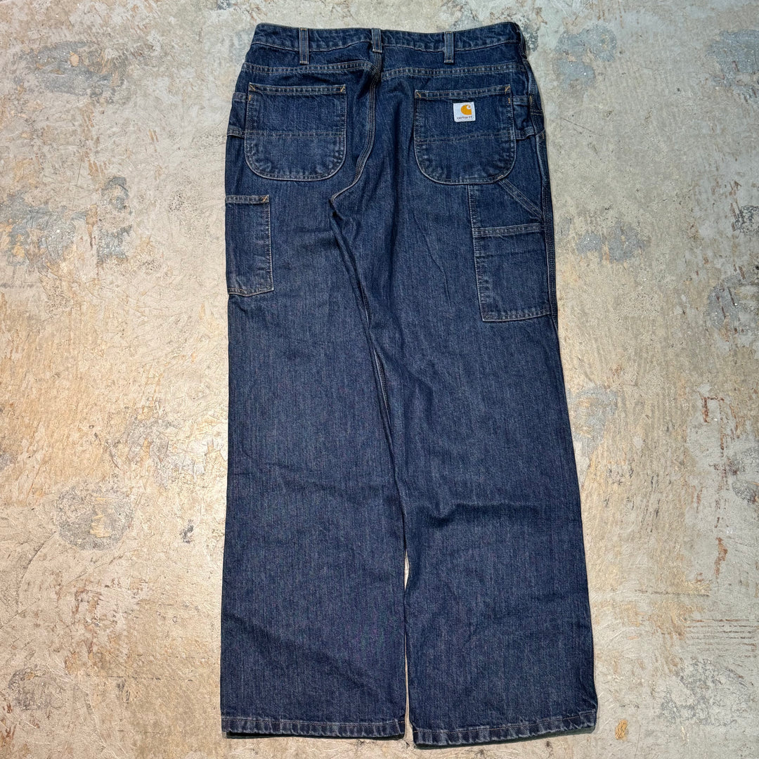 二手服裝carhartt/ carhartt/牛仔畫家褲子/女裝/實際尺寸12x28