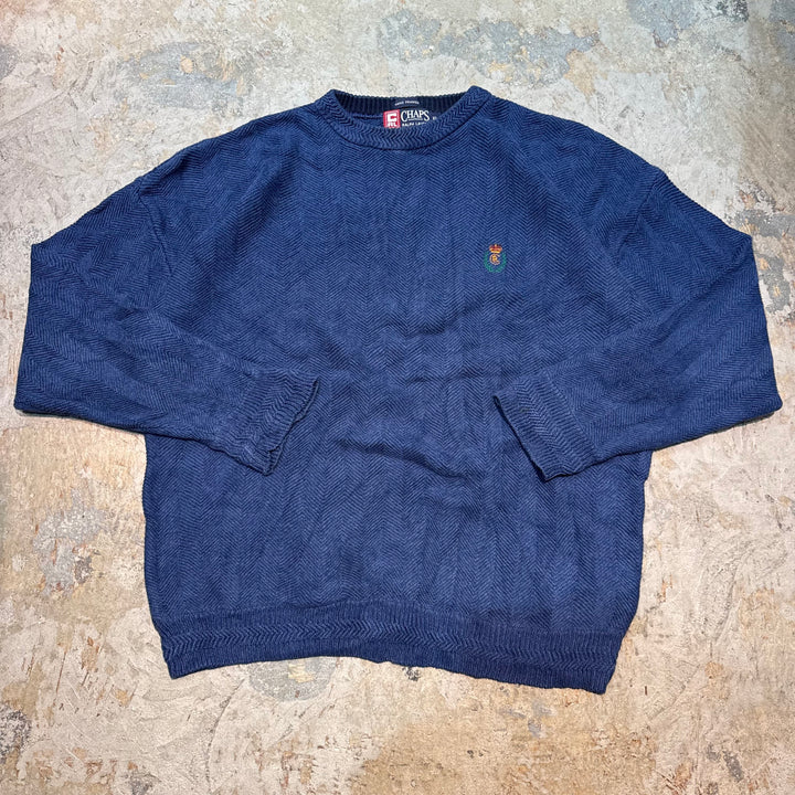 古着 CHAPS/ チャップス/ クルーネックニットセーター/ サイズXL