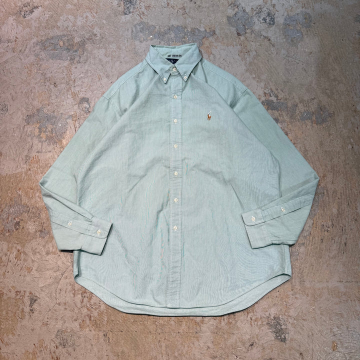 古着 90's RalphLauren/ラルフローレン/ 長袖シャツ/無地/サイズL