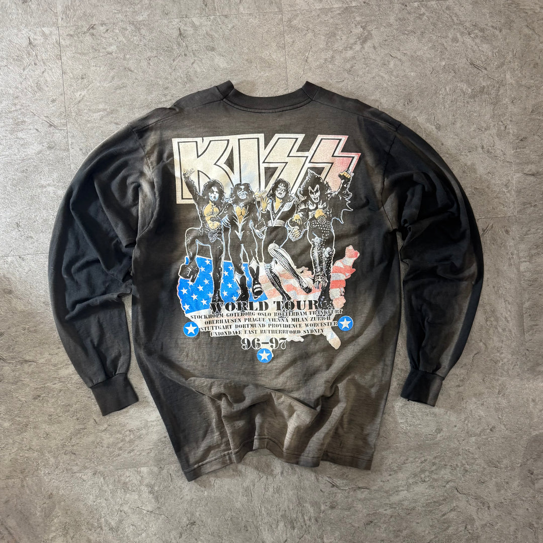 古着 USA製 96's~97's KISS キッス バンドTシャツ サイズXL
