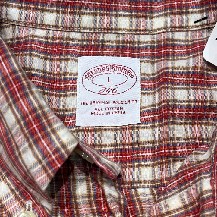 古着 Brooks Brothers/ブルックスブラザーズ/ボタンダウン長袖シャツ/ チェック柄/ サイズL