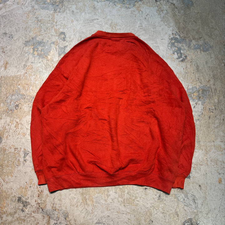 古着 USA製 90's NIKE/ ナイキ/ クルーネックスウェット/ ワンポイント刺繍/ サイズXXL