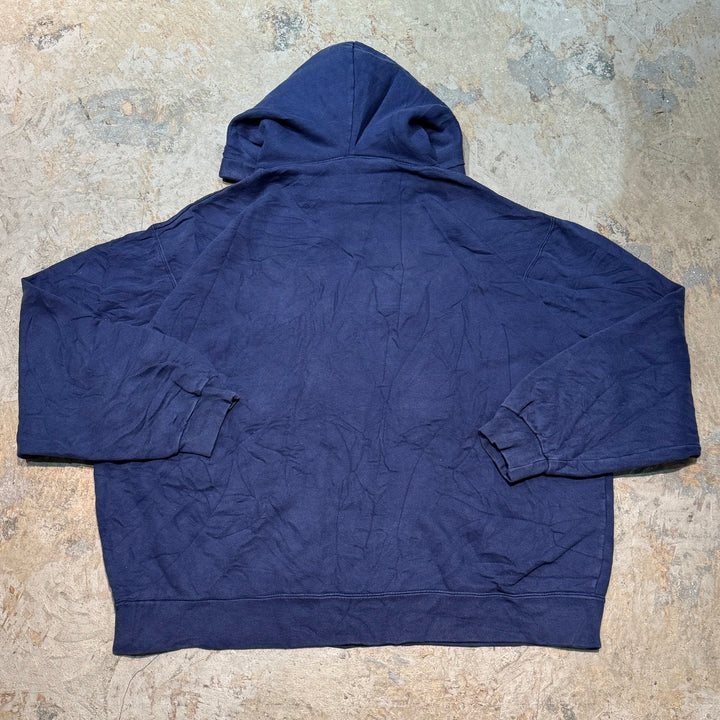 古着 NIKE/ ナイキ/スウォッシュ/カレッジロゴ/プルオーバーパーカー/ サイズXL